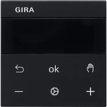 Gira RTR BT System sort rumtermostat 5394005