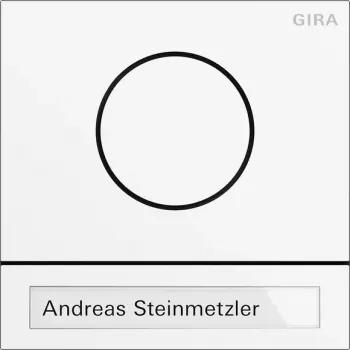 Gira System 106 Blind Module Traffic White Lacquered 5565902