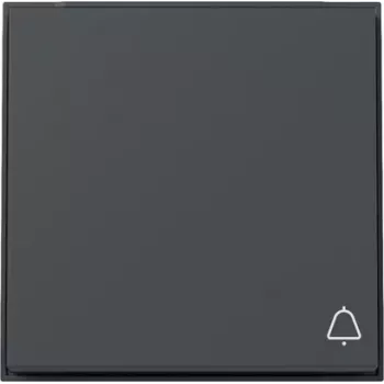 GIRA TX44 vippe med klokkesymbol, antracit 328667