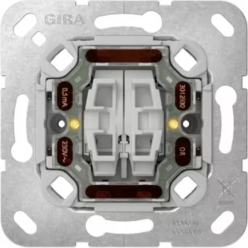 GIRA 384500 serie seriekontakt-indsats, indbygget, 10 AX, 250 V, skrueklemmer