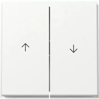 GIRA vippedæksel 329466 dobbeltpil TX_44 ren hvid
