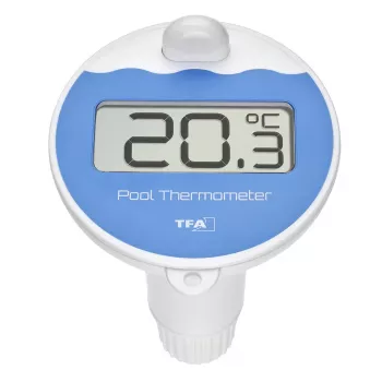 TFA Dostmann 30.3238.06 trådløs pool-sensor, 868 MHz, flydende vandtemperatursensor til pooltermometre og vejrstationer