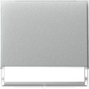 Gira TX_44 aluminium-vippe til trykknap, indbygningsmontage 329965
