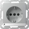 GIRA 417026 SCHUKO-stikdåse med LED-orienteringslys, System 55