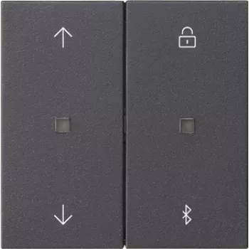Gira System 3000 persienne- og rullegardin-timer Bluetooth antracit 536728