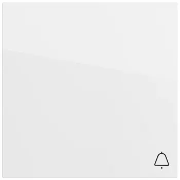 GIRA vippe 328670 med klokkesymbol, ren hvid glanset