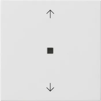 Gira betjeningsindsats med pilesymboler, ren hvid 538203