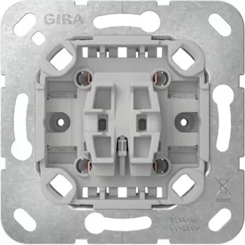GIRA 381700 korrespondancekontakt-indlæg, indbygning, 10 A, 250 V, skrueklemmer, uden kløer, til System 55