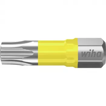 Wiha 42304 Torx-bit T25 x 25 mm, 25-pak, 1/4 inch sekskantdrev, molybdæn-vanadium-stål