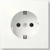 Gira 418866 TX_44 Schuko-stikkontakt IP20, ren hvid