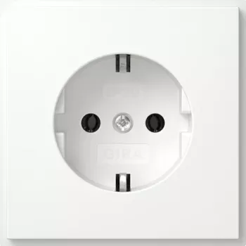 Gira 418866 TX_44 Schuko-stikkontakt IP20, ren hvid