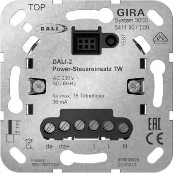 Gira System 3000 DALI-2 effektstyringssats til Tunable White 541100