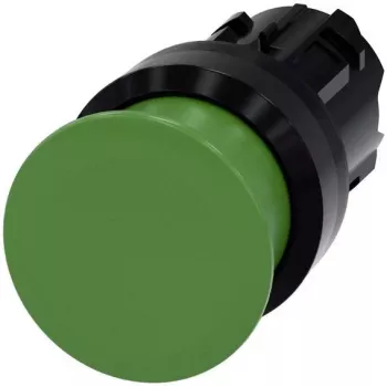 Siemens SIRIUS ACT trykknap-front, plast, grøn, 40 mm, tastende 3SU1000-1AD40-0AA0