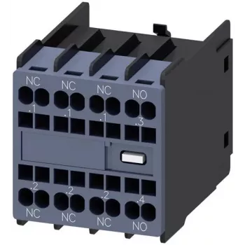 Siemens SIRIUS hjælpekontaktblok 1NO+3NC, frontmontage, skrueklemmer, 3RH2911-2HA13