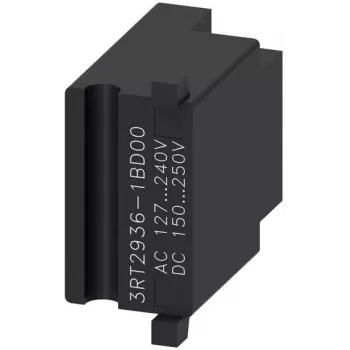Siemens SIRIUS 3RT2936-1BD00 Varistor-overspændingsbeskyttelse til 3RT2-kontaktorer, 127-240 V AC / 150-250 V DC, frontmonteret, indstik