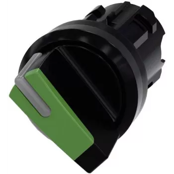 Siemens SIRIUS ACT valgkontakt-frontelement, plast, grøn, 22 mm, 2-position, O-I, fastlåsende 3SU1002-2BF40-0AA0