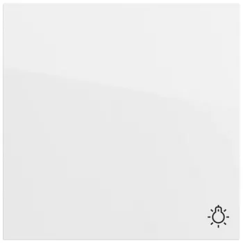 GIRA 328570 vippe med lyssymbol, ren hvid