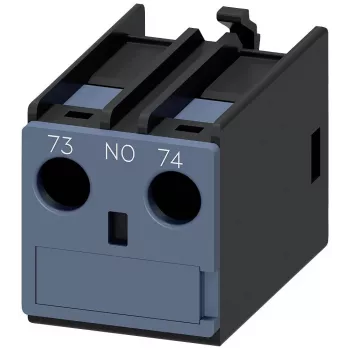 Siemens SIRIUS hjælpekontaktblok 1 NO frontmontering til 3RT2 kontakter og 3RH2 relæer, skrueklemmer, 690V isolering, 3RH2911-1AA10