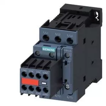 Siemens 3RT2026-1BB44-3MA0 Contactor, 11kW/400V, 2NO+2NC, 24V Coil