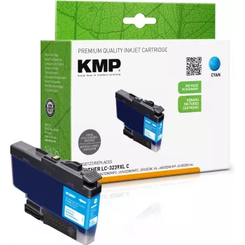 KMP cyan kompatibel blækpatron til Brother LC-3239XLC (High Yield) 1543,4003