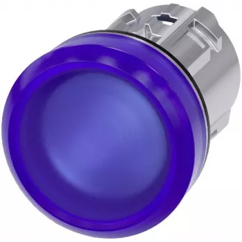 Siemens SIRIUS ACT flad indikatorlampe, blå, 22mm, 24V AC/DC 3SU1051-6AA50-0AA0