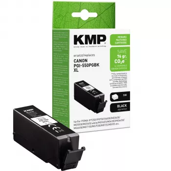 KMP sort blækpatron kompatibel med Canon PGI-550 XL PGBK (1518,0001)