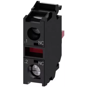Siemens SIRIUS ACT kontaktmodul 3SU1400-1AA10-1MA0, 1 NO + 1 NC, skrueklemme, 500 V AC/DC