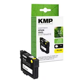 KMP gul blækpatron kompatibel med Epson T10H4 (1662,4009)