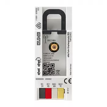 JUNG Funkkopf REG FM FK 32 REG Wireless Switching Actuator 2-Channel DIN Rail
