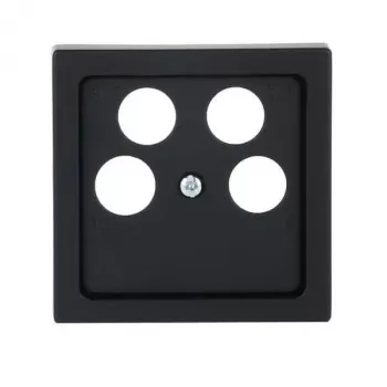 Busch-Jaeger centerplade sort dæksel 1743/10-04-885 2CKA001724A4371