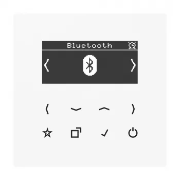 JUNG DABLSBTWW smartradio DAB+ med Bluetooth, alpin hvid