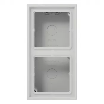 JUNG LS582ALG Surface-Mounted Housing 2-Gang Light Grey