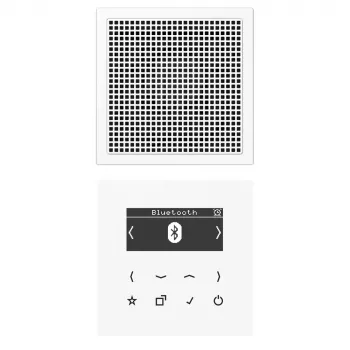 JUNG DABLS1BTWW smartradio DAB+ med Bluetooth, mono, alpin hvid