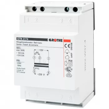 Grothe Doorbell Transformer 3.0/2.0/2.0A GT 3174 (14074)