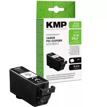 KMP kompatibel sort blækpatron til Canon PGI-525 PGBK (4529B001) 1513,4001
