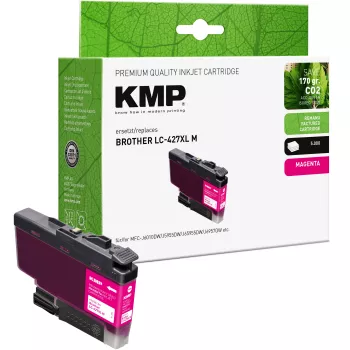 KMP kompatibel blækpatron Brother LC427XLM magenta high yield 1551,4006