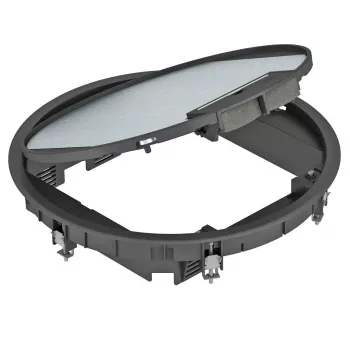 OBO Bettermann GESR9 U 9 universalapparatindsats, 9-fag, varmgalvaniseret stål 7405532