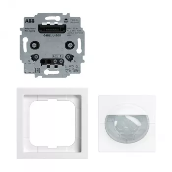 Busch-Jaeger Flex-Set Multi BW180 tilstedeværelsesmelder, indbygget, alpin hvid 2CKA006800A3024