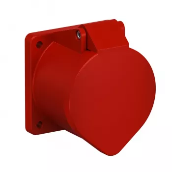 OBO Bettermann 6109876 CEE-påbygningsstikdåse 3P+N+PE, 400 V, 32 A, 60 mm befæstelsesspor