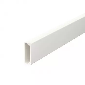 OBO Bettermann 6150780 Kabelkanal, 2000 x 30 x 10 mm, renhvid, 1 stk.