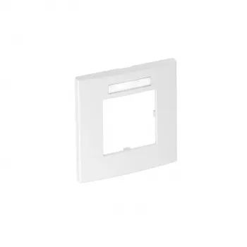 OBO Bettermann AR45-BSF1 RW 1-fag dækramme 84x84mm ren hvid 6119338
