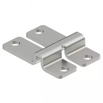 OBO BETTERMANN WB væg- og gulvbeslag til trådkabelbakker, nitte-/skruemontering, 47x32x9 mm, elektrogalvaniseret stål (6017164)