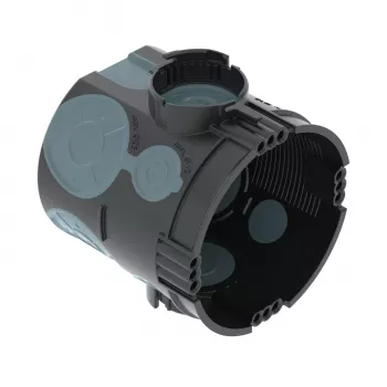 OBO Bettermann 2003708 Windproof Device Connection Box, 60 mm Diameter, 66 mm Depth, Light Grey, 25-Pack