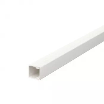 OBO BETTERMANN WDK15015RW kabelkanal 15x15x2000mm PVC ren hvid med bundhuller 6191002