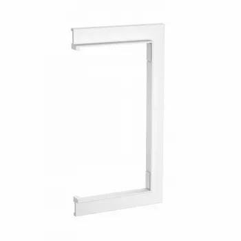 OBO BETTERMANN Rehau SIGNA BASE vægbeklædningsramme 70x130 mm, RAL 9010 ren hvid (6132801)