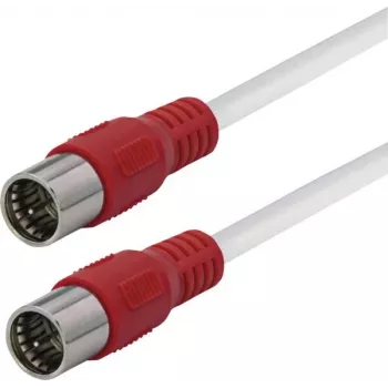 Maxtrack SAT-forbindelseskabel F-stik til F-stik 3 m hvid (FQMS3,0L)