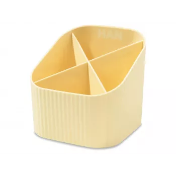 HAN X-LOOP penneholder pastelgul plast 4 rum 111 x 111 x 105 mm 17238-815D
