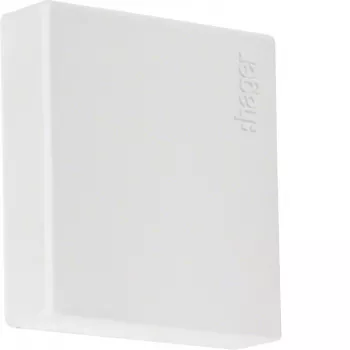 HAGER LF2502569016 endekappe trafikhvid (RAL 9016) til 25x25mm kabelkanal