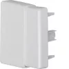 Hager LFF6006067035 afslutningsstykke til 60x60 mm kabelkanal, lysegrå