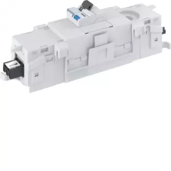 Hager GKEV03SET12 mini-fordelerskab til OT80 brystningskanal, 1-rækket, 12 moduler, med 1x ADA516D RCBO 16A 30mA type A